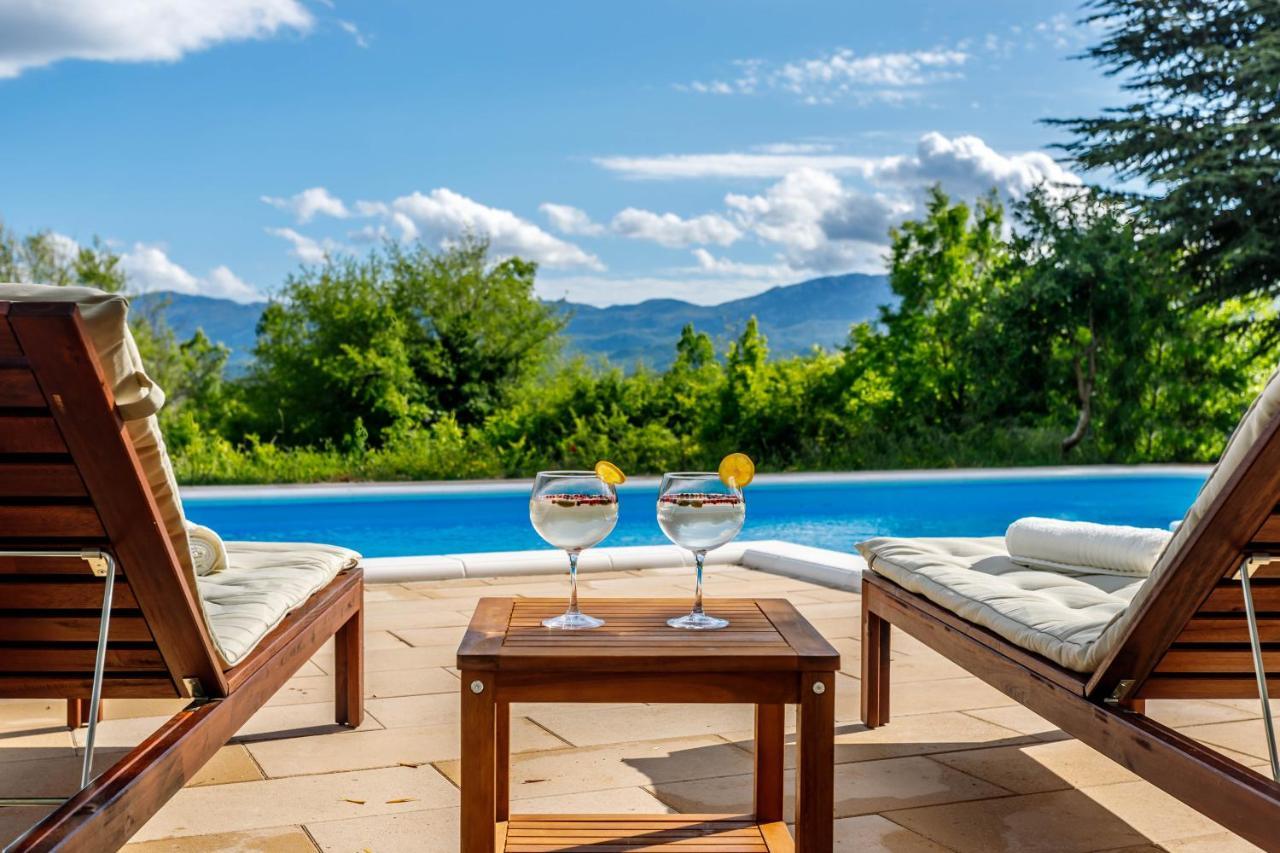 הוילה Casa Di Oliva-House With Heated Pool & Jacuzzi In Trilj, Croatia מראה חיצוני תמונה